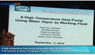 31-A high temperature heat pump using water vapor as working fluid