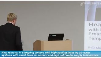 Ventilation20156-Heat removal in shopping centers with high cooling loads by air\water systems with small fresh air amount and high cold water supply temperature