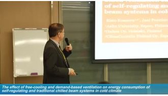 Ventilation201526-The effect of free\cooling and demand\ased ventilation on energy consumption of self\
egulating and traditional chilled beam systems in cold climate