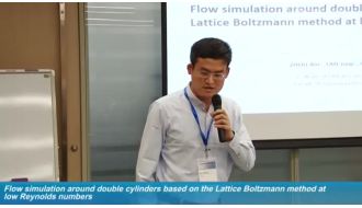 Ventilation201532-Flow simulation around double cylinders based on the Lattice Boltzmann method at low Reynolds numbers